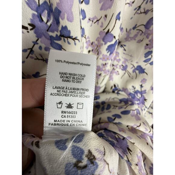 New with Tag Bishop + Young Camille Blouse Botanical Print size Large - Picture 5 of 8